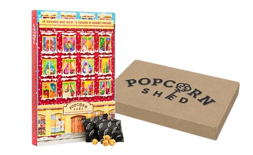 Popcorn Shed Gourmet Popcorn Christmas Advent Calendar, Ultimate Xmas Gift,