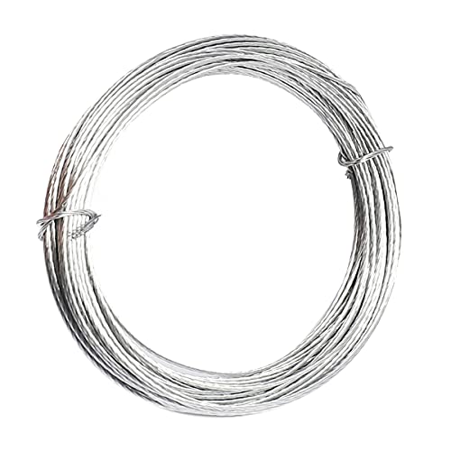 32.5 Feet(10m) Picture Hanging Wire 1mm Meta Braided Picture Wire for Photo Frame Mirror Artwork Clock