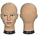 Produktbild ErSiMan Weibliches Mannequin für Kosmetikerausbildung, Kopf ohne Haare, Mannequin-Kopf für Perücken-Herstellung, Hut-/Brillen-Präsentation, Friseur-Übungskopf, Puppenkopf mit Klemme, 12-A