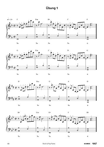 Rock & Pop Piano inkl.CD: Klavier-Improvisation leicht gemacht - für Anfänger & Fortgeschrittene (in