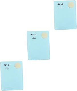 فوميز. لوح تطعيم الرموش الصناعية من 3 قطع، حامل رموش صناعية، ادوات تطعيم الرموش، لوح تطعيم الرموش، لوح لاصق للجبهة، لوح يدوي للرموش اليشم