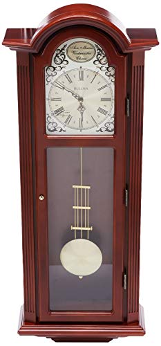 Bulova C3381 Tatianna Chiming Clock, Mahogany #TOP2