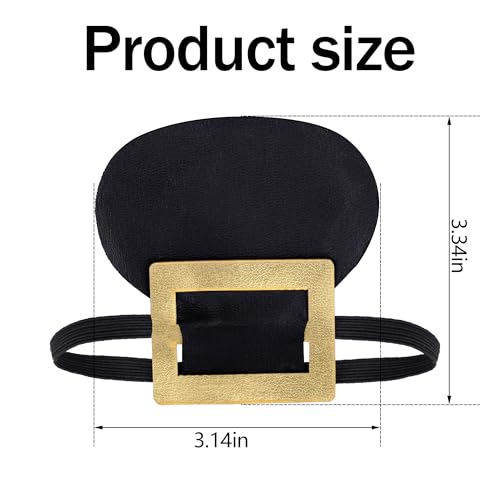 image for Hmxpls Gold Colonial Shoe Buckle, Historical Shoe Covers, Historic Pil