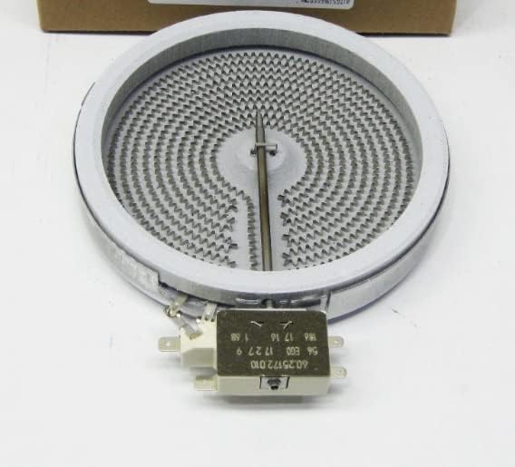 Radiant Heating Element Burner for Whirlpool Glass Cooktops Ranges models KERA205PBT3 KERA205PBT4 KERA205PBT5 KERA205PSS0 KERA205PSS1 KERA205PSS2 KERA205PSS3 KERA205PSS4 KERA205PSS5