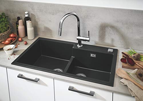 GROHE-Minta-Grifo-de-cocina-Mezclador-monomando-de-lavabo-con-rociador-doble-extraible-cromo-32321002