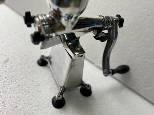 Image of Manual Fruit Juicer Hand Crank Press Aluminium and Stainless Steel Kitchen Use 1 Unit