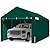 ADVANCE OUTDOOR 10x20 ft Heavy Duty Carport with Removable Sidewalls & Doors, Adjustable Height from 9.5 ft to 11 ft, Car Canopy Garage Boat Shelter with 8 Reinforced Poles and 4 Sandbags, Green