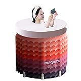 *BEQUEME AUFBEWAHRUNG: Verwenden Sie die tragbare Badewanne jederzeit und überall! Diese Badewanne ist sehr leicht und kann zusammengeklappt werden, um den Spaß am Spionieren zu genießen und den Körper jederzeit und überall zu entspannen.