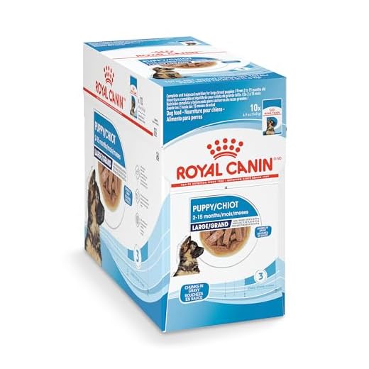 Royal Canin Large Puppy Wet Dog Food, 4.9 oz cans 10-count