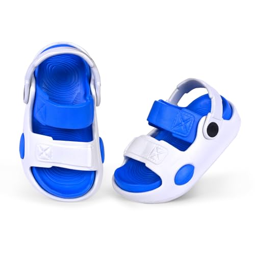 Image of GLJ Kids Comfort Clogs Sandals For Boy And Girl, 1 to 4 Years, Two-Strap Design, Easy To Wear Slip On, Dust and Waterproof, 7101