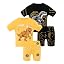 4pcs-yellow/Black-dinosaur-sba25