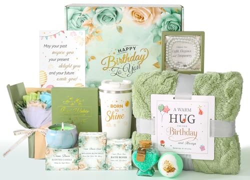 PULIDIKI Birthday Gifts for Women, Unique Birthday Gifts Basket for