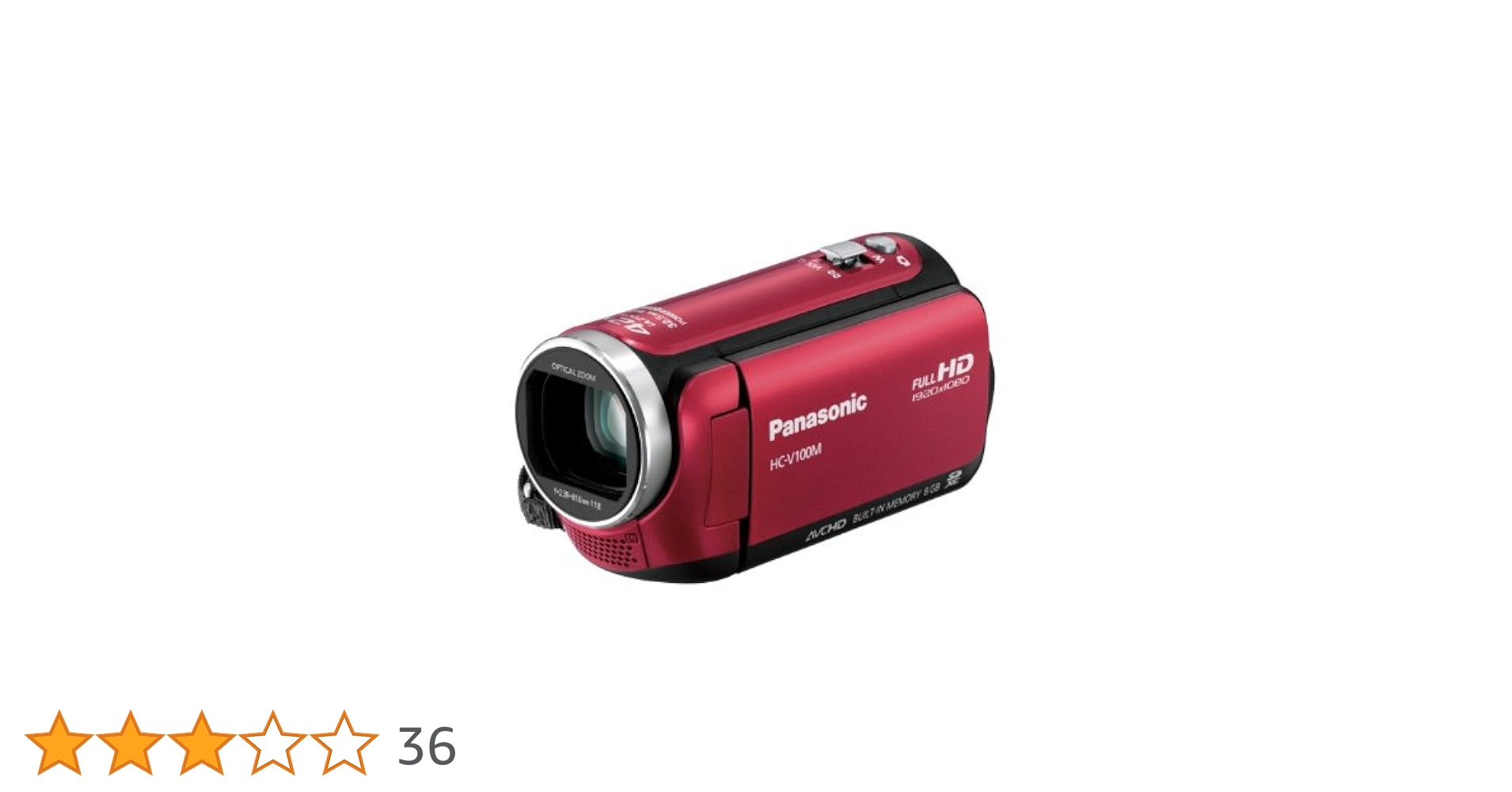 【ケース付】Panasonic デジタルビデオカメラ HC-V100M ケース付】Panasonic デジタルビデオカメラ HC-V100M ケース付