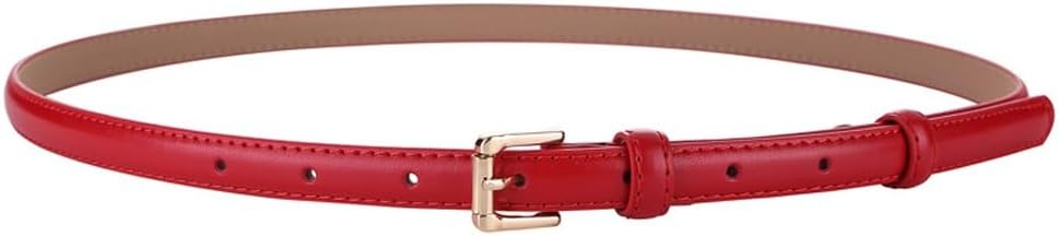 Women's Slim Waistband Decorated Denim Jeans With A Dress Waist Cinched Cowhide Suit Small Belt Women's