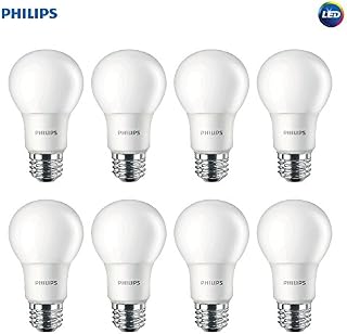 Philips LED Non-Dimmable A19 Frosted Light Bulb: 800-Lumen, 2700-Kelvin, 8.5-Watt (60-Watt Equivalent), E26