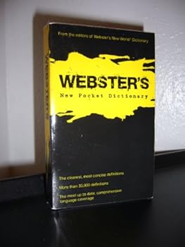 Paperback Webster's New Pocket Dictionary Book