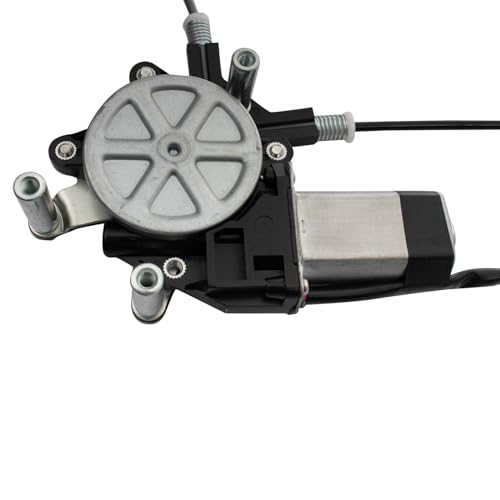 Image of TRQ Rear Left Power Window Regulator & Motor Assembly Drivers Side Compatible with 2005-2010 Dodge Dakota 2006-2009 Mitsubishi Raider 2011 Ram