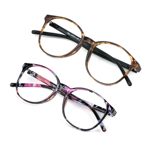 Image of VisionGlobal Blue Light Blocking Glasses, Lightweight Oval Frame, Computer Glasses for Gaming, Office, TV