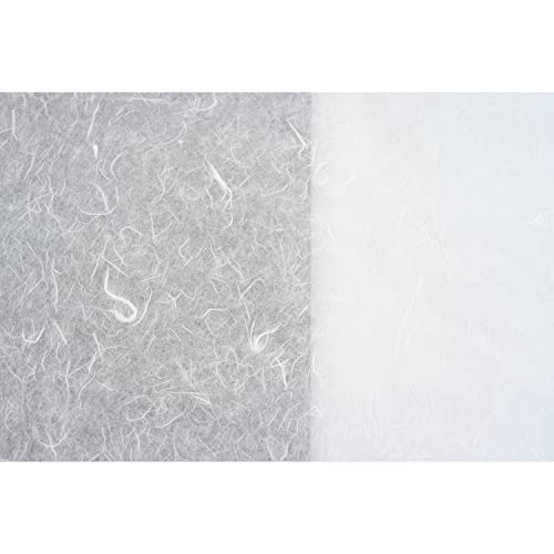 Korean Traditional Mulberry Paper Hanji Roll Natural Fiber Texture Unyong-Ji White 21.3" X 787.4" #TOP2