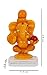 NMII Glass Lord Ganesh Idol for Car Dashboard Home Décor Office Desk Puja Room | Ganesh Ji Ki Murti Idols & Figurines | Ganpati Idol Statue for Gift | Decorative Home Accessories