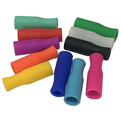 Puntas de silicón reutilizables para pitillos 11 pcs miniatura 1