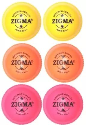 zigma Wind Ball Cricket Rubber Ball (Pack of 6, Multicolor) (B0CSDWLT39) Amazon Price History, Amazon Price Tracker