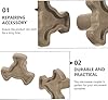 Ryaupy 2PCS Acoplador Giratorio para Microondas - Universal Soporte Bandeja Acoplador - Soporte Guía Rodillo Giratorio, Eje Repuesto para Horno Microondas #2