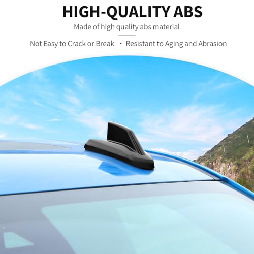 Garniture base antenne toit aileron requin pour supprimer les reflets ternes