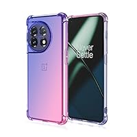 RankOne Custodia per OnePlus 11 5G (6.7 Inches) Cover Morbida in Silicone TPU - Nero