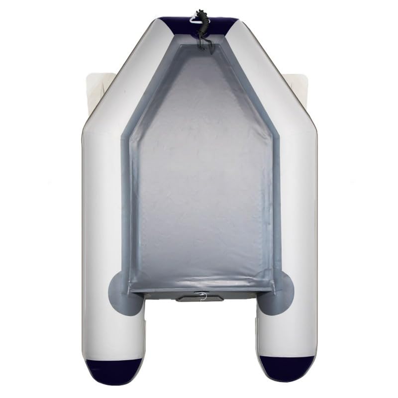 Orangemarine Annexe Gonflable AIR Bateau Tender à Plancher Gonflable – 1 à 4 Personnes – Charge 200 à 625 kg – Boudins PVC 850D Résistants – Aviron, Pompe & Sac Inclus - 7 Tailles