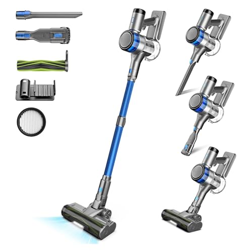 Aspirateur Balai sans Fil, 400W 45KPa Aspirateur sans Fil Puissant,