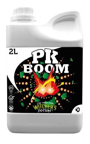 PK BOOM - Witcher's Potion Cannaboom - (2 Litros) Engordador Mineral | Fertilizante Floración con NPK 3%-13%-13% | Microelementos Quelatados para Mayor Peso y Densidad
