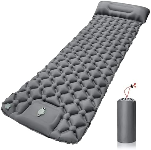 Tapis de Couchage Gonflable de Camping, Matelas de Couchage Gonfl...