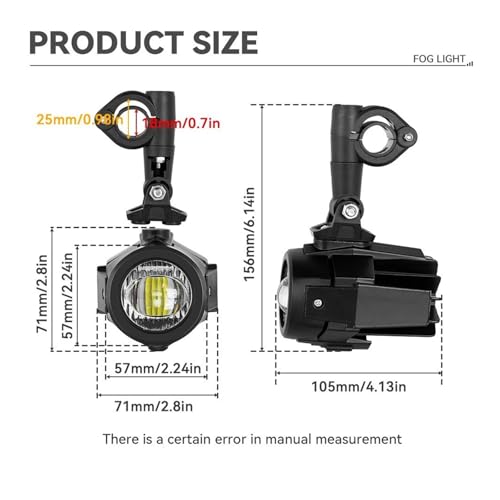 Focos led auxiliares faros adicionales para correr BMW GS 2