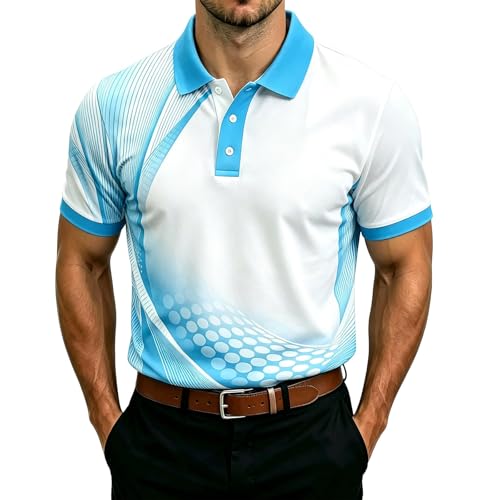Tee-shirt respirant homme été léger et polo sans couture
