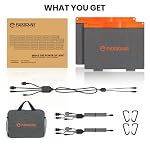 FlexSolar 2 Pack 60W Portable Solar Panel Charger with Parallel Cable - Image 7