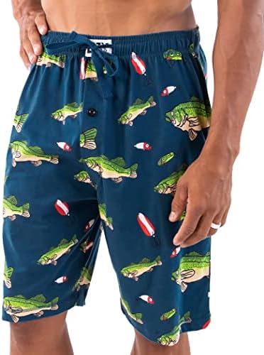 Lazy One Pajama Shorts for Men, Men's Pajama Bottoms, Shorts with Pockets