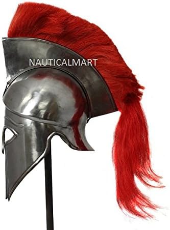NauticalMart Medieval Corinthian Helmet with Red Plume