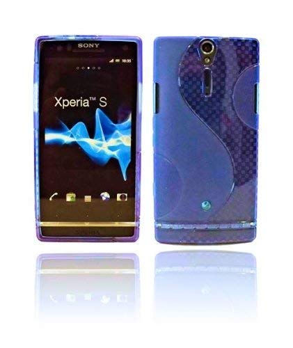 S Line TPU – Carcasa para Sony Xperia S Lt26i silicona Carcasa Cover Case Funda De Silicona En Azul @ Energmix