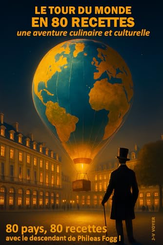 Le tour du monde en 80 recettes: 80 recettes de 80 pays, une aventure culinaire et culturelle en compagnie du descendant de Phileas Fogg