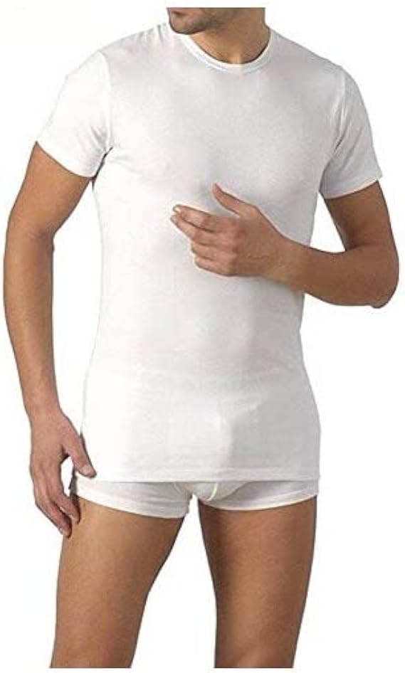 Set 2 t-shirt uomo manica corta girocollo cotone elasticizzato Armata di  Mare : Amazon.it: Moda