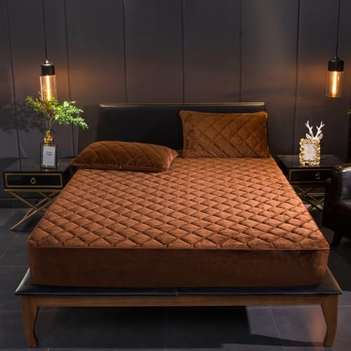 JIANINGHOME - Sábanas fundas de peluche (180 x 220 cm), diseño de manta de invierno para mantener el calor de cristal de terciopelo para dormitorio, decoración suave y cómoda