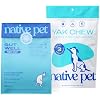 Native Pet Gut & Gnaw Bundle 60 Scoops GutWell Power Poop - Digestive Enzymes & Fiber for Dogs & 3 Medium Yak Cheese Himalayan Dog Chews - Long Lasting Dental Sticks