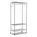 Alera GR364818SR Wire Shelving Garment Rack, Coat Rack, Stand Alone Rack w/Casters, Silver