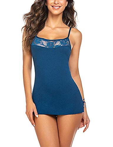 Image of Women's Poly Lycra Solid Above Knee Baby Doll Set