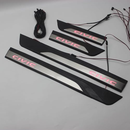 Fashion Style Led Door Sill Scuff Plate Guard Sills Protector