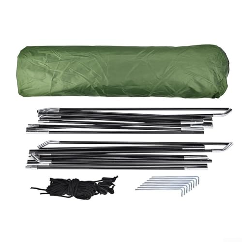 Tienda de campaña portátil para ducha al aire libre, refugio automático de privacidad para acampar para cambiar e inodoro, resistente a la intemperie, poliéster 210T, instalación rápida, tienda verde