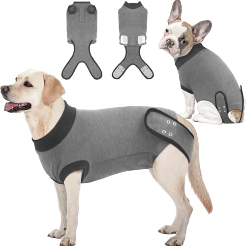 Image of IDOMIK Dog Recovery Suit for Neuter Spay,Anti-Licking Dog Surgical Bodysuit