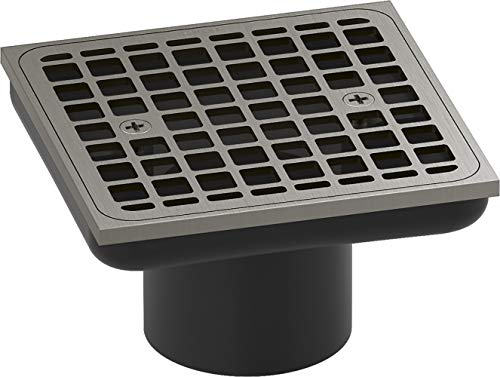 Drain de douche Kohler caniveau nickel brossé pour espace spa