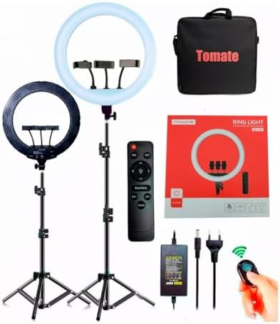 Ring light Profissional Grande High Light + Tripé 2.1m 18 polegad...